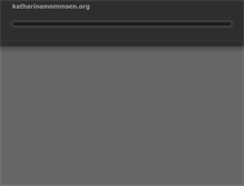 Tablet Screenshot of katharinamommsen.org